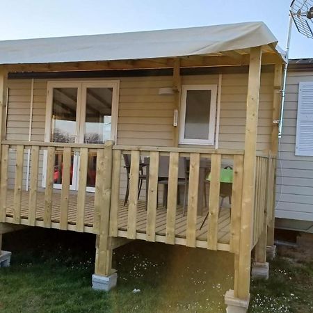 Mobilhome 6 Personnes Biville-sur-Mer Bagian luar foto