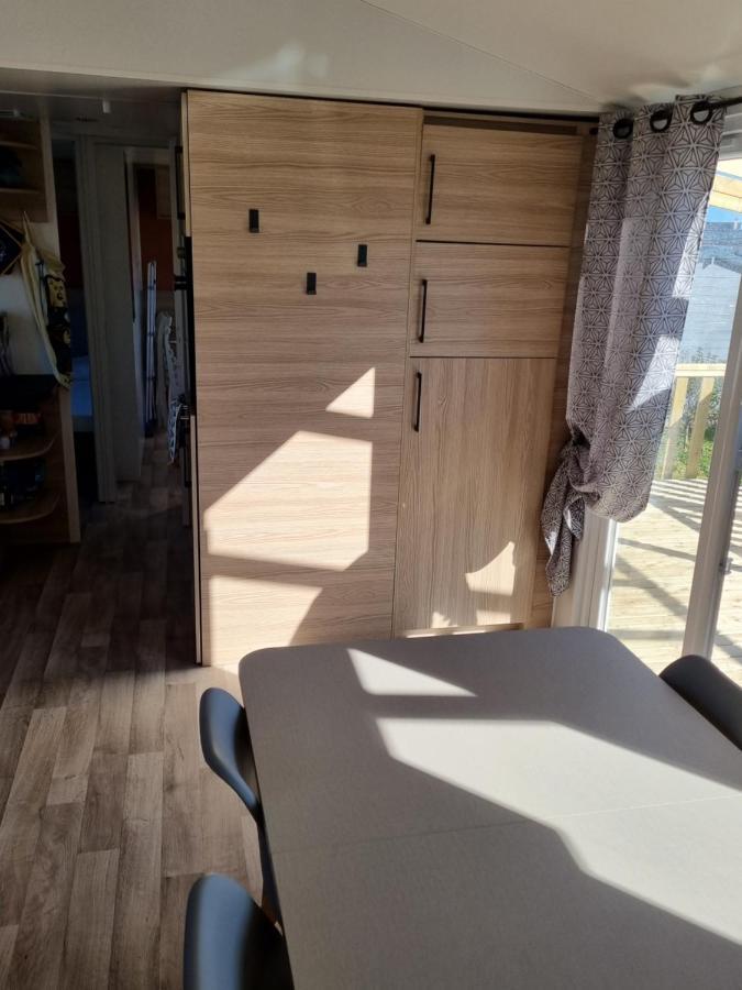 Mobilhome 6 Personnes Biville-sur-Mer Bagian luar foto