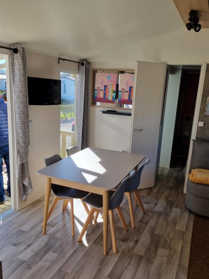 Mobilhome 6 Personnes Biville-sur-Mer Bagian luar foto