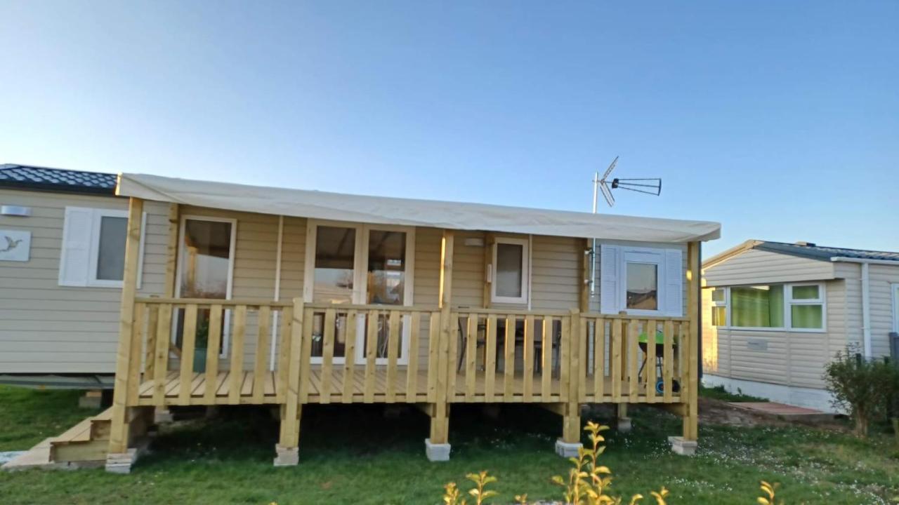 Mobilhome 6 Personnes Biville-sur-Mer Bagian luar foto
