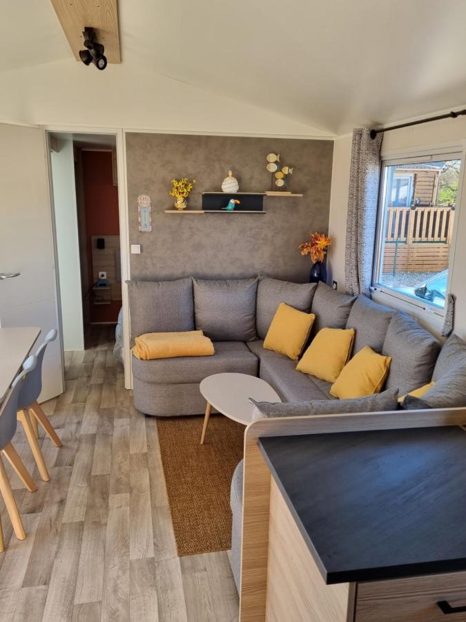 Mobilhome 6 Personnes Biville-sur-Mer Bagian luar foto