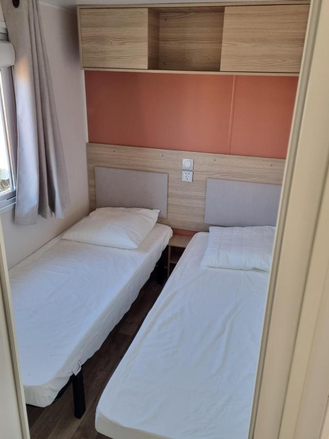 Mobilhome 6 Personnes Biville-sur-Mer Bagian luar foto