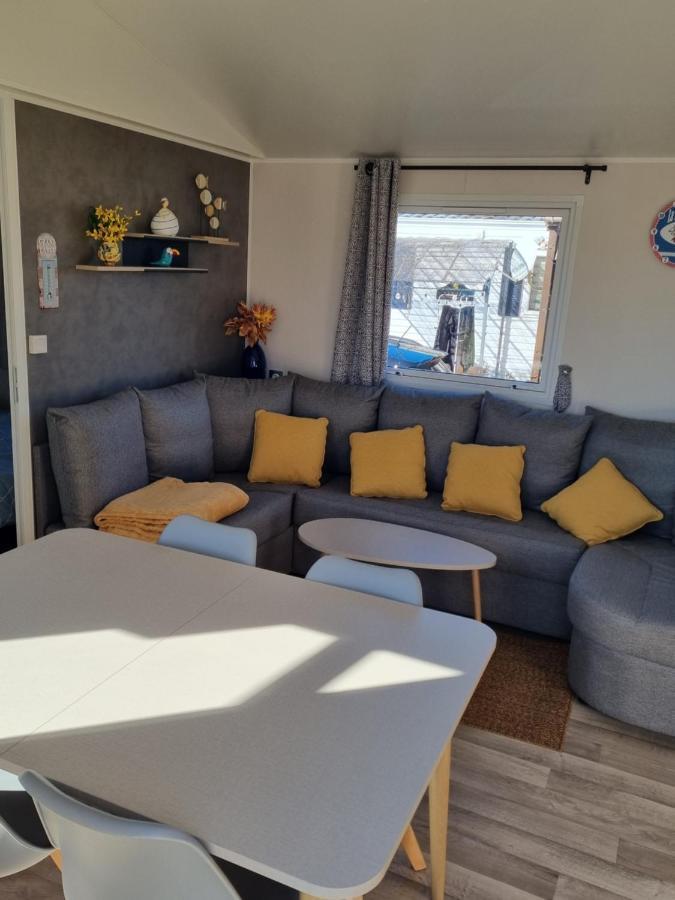 Mobilhome 6 Personnes Biville-sur-Mer Bagian luar foto